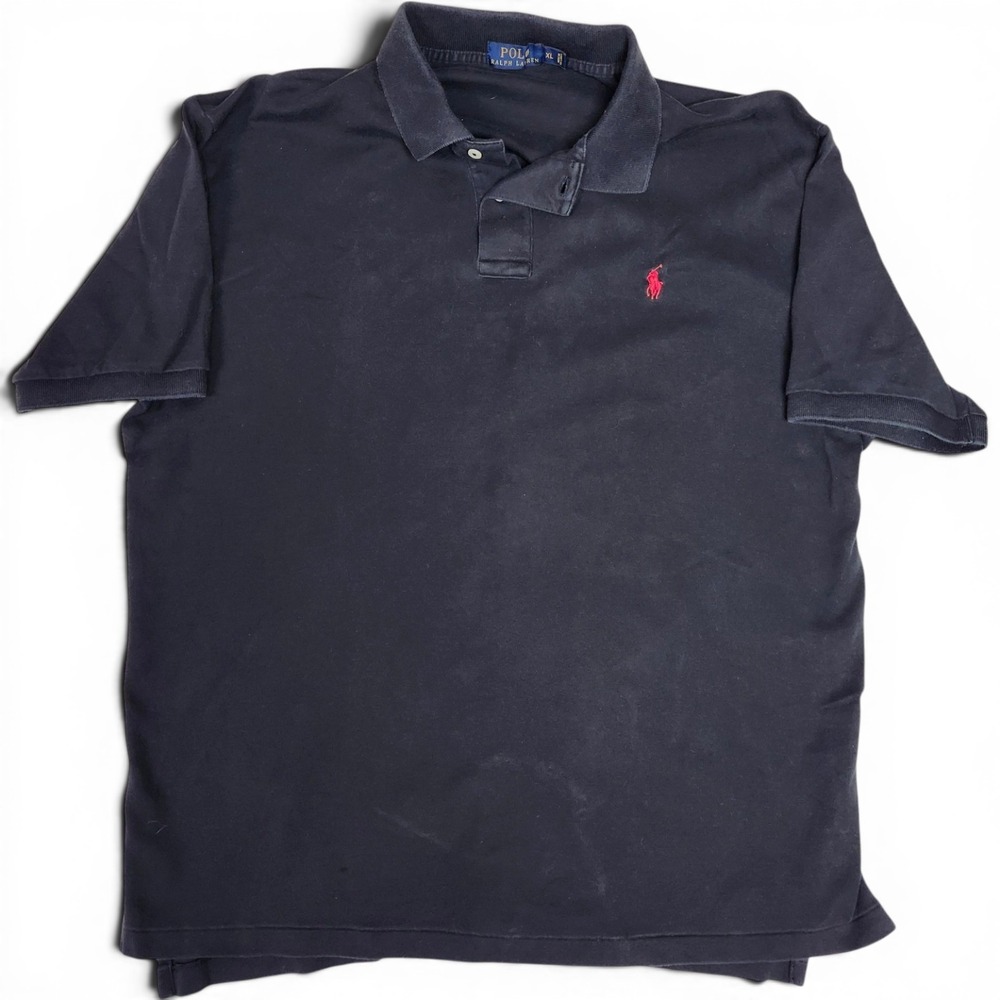Vintage Polo Ralph Lauren Shirt Mens XL Interlock Red Pony Classic Preppy